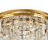 Zula Round Flush Chandelier 5 Light